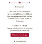 Tickets Efteling nieuwjaar, Drie personen of meer, Ticket of Toegangskaart