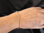 Goud op zilver bolletjes armband. 2026/26., Verzenden, Nieuw, Goud, Goud