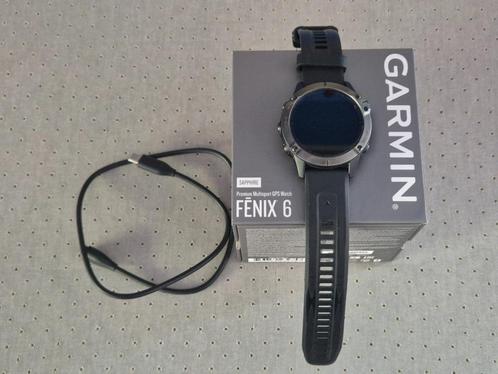 Garmin 6X Sapphire 51 mm, Handtassen en Accessoires, Sporthorloges, Gebruikt, Zwart, Afstand, Conditie, GPS, Hartslag, Hoogte