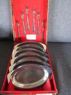 inox schaaltjes + vorkjes, Overige materialen, Ophalen of Verzenden, Overige stijlen, Schaal of Schalen