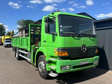 Mercedes-Benz Atego 1928 HIAB 085-2 CRANE 3 SEATS (bj 2000), Auto's, Vrachtwagens, Achterwielaandrijving, Mercedes-Benz, Diesel