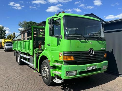 Mercedes-Benz Atego 1928 HIAB 085-2 CRANE 3 SEATS (bj 2000), Auto's, Vrachtwagens, Te koop, ABS, Trekhaak, Mercedes-Benz, Diesel