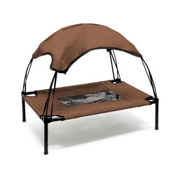 Hondenbed "Outdoor" met zonnedak | Maat M | Bruin disponible aux enchères