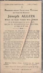 Carte de prière pour une victime de guerre 1940-45, Collections, Images pieuses & Faire-part, Envoi, Image pieuse