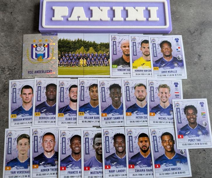 Panini FOOTBALL 2020/21 STICKERS ANDERLECHT RSC 21X VOETBAL, Hobby en Vrije tijd, Stickers en Plaatjes, Nieuw, Ophalen of Verzenden