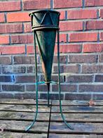 Ijzeren bloemenstandaard, Tuin en Terras, Ophalen, Gebruikt, Metaal
