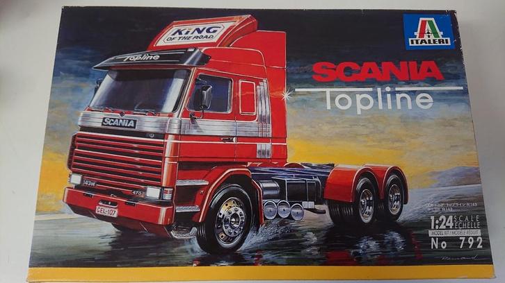 Scania 143-model, Hobby en Vrije tijd, Modelbouw | Auto's en Voertuigen, Nieuw, Truck, Groter dan 1:32, Italeri, Ophalen of Verzenden