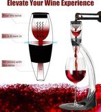 Luxe wijnkaraf met wijnbeluchter | Nieuw, Verzamelen, Wijnen, Verzenden, Nieuw, Overige gebieden, Rode wijn