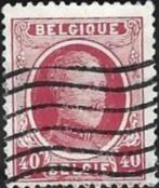 1 Postzegel Koning Albert I België 1923, Koninklijk huis, Frankeerzegel, Ophalen of Verzenden, Gestempeld