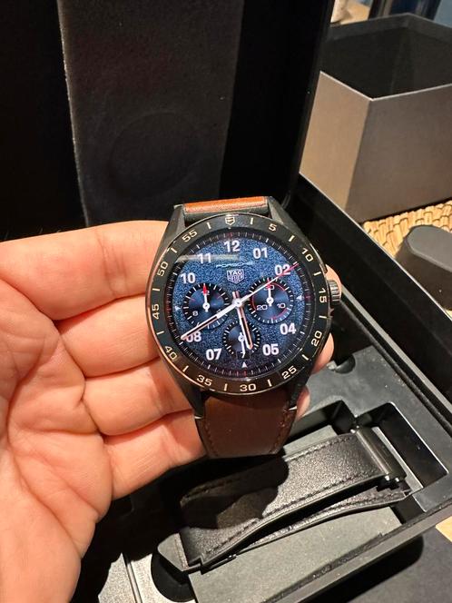 TAG Heuer Connected E4 45mm Bright Black Edition, Handtassen en Accessoires, Horloges | Heren, Zo goed als nieuw, Polshorloge