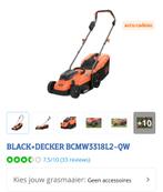Grasmaaier B&D met accu, Tuin en Terras, Grasmaaiers, Ophalen, Cirkelmaaier, Accu-grasmaaier, Zo goed als nieuw