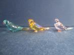 Swarovski Set van 3 Jungle Beats Parkieten, Parkiet, Verzamelen, Ophalen of Verzenden, Nieuw, Figuurtje