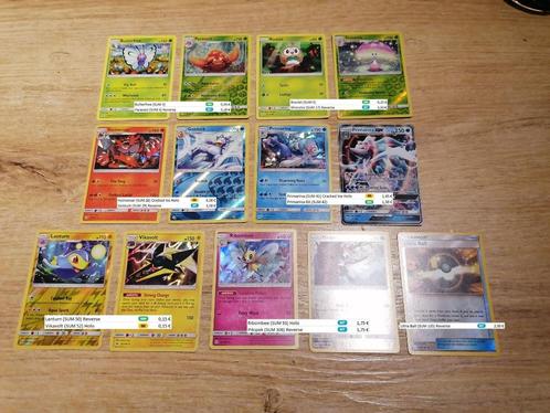 Bundel 3 Sun & Moon Serie, Hobby en Vrije tijd, Verzamelkaartspellen | Pokémon, Zo goed als nieuw, Meerdere kaarten, Ophalen of Verzenden
