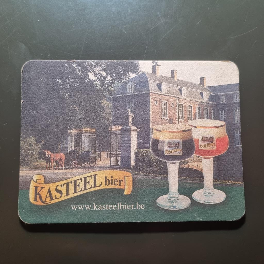 Sous Bock Kasteel bier (modèle 7), Collections, Enlèvement ou Envoi, Utilisé, Sous-bock, Autres marques