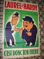 3 affiches Laurel & Hardy, Verzamelen, Posters, Ophalen