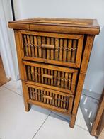 Bamboe nachtkastje, Ophalen, Zo goed als nieuw