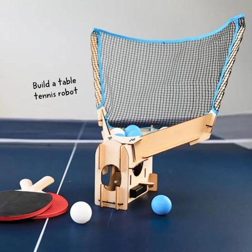 EurekaCrate Table Tennis Robot, Kinderen en Baby's, Speelgoed | Educatief en Creatief, Nieuw, Knutselen, Bouwen, Ontdekken, Ophalen of Verzenden