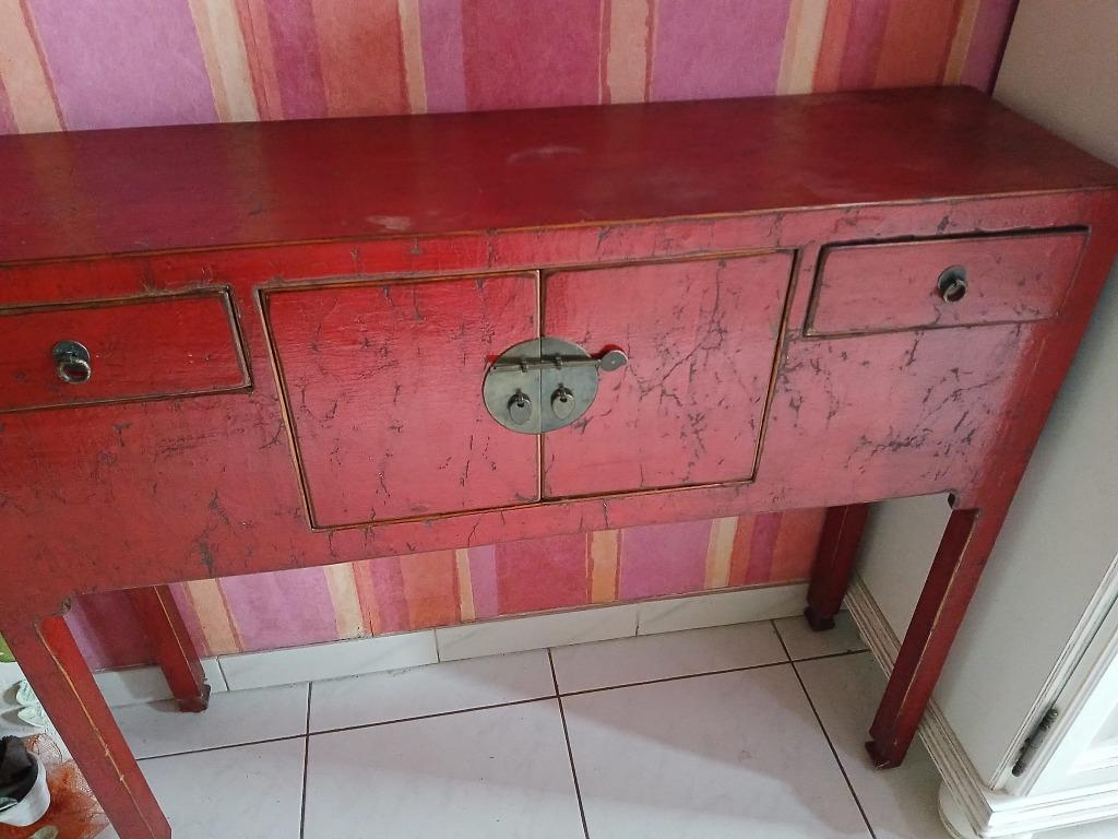 Meuble chinois, Enlèvement