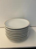 11 Vintage borden La Porcelaine de Baudour, Huis en Inrichting, Keuken | Servies, Nieuw, Ophalen of Verzenden, Bord(en), Overige stijlen