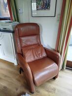 Relaxfauteuil, Ophalen, Zo goed als nieuw, 75 tot 100 cm, Leer
