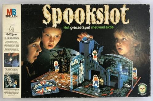 Spookslot bordspel gezelschapsspel MB compleet vintage 1985, Hobby en Vrije tijd, Gezelschapsspellen | Bordspellen, Zo goed als nieuw