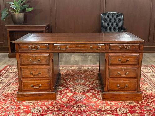 Klassiek Engels bureau #485, Huis en Inrichting, Bureaus, Zo goed als nieuw, Bureau, Ophalen of Verzenden