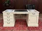 Klassiek Engels bureau wit #610, Huis en Inrichting, Ophalen of Verzenden, Zo goed als nieuw, Bureau