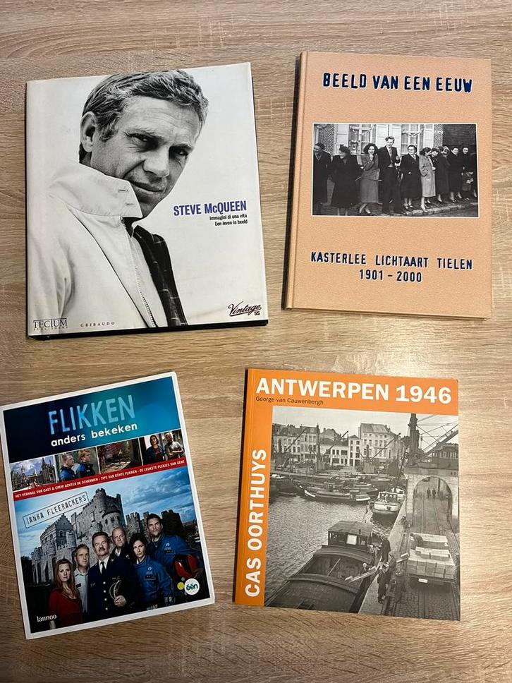 Boeken Steve McQueen, Kasterlee, Antwerpen 1946, Flikken, Boeken, Biografieën, Ophalen of Verzenden