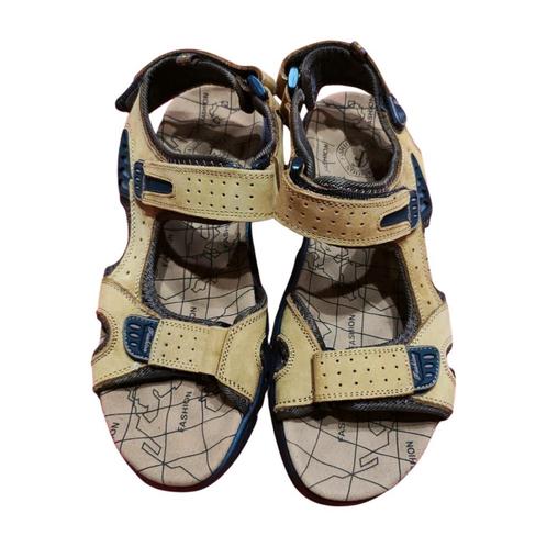 Sandale cuir homme taille 42 beige clair, Kleding | Heren, Schoenen, Nieuw, Sandalen, Overige kleuren, Verzenden