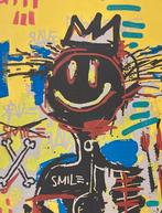 Jean-Michel Basquiat: lithografie verkocht ingelijst, Antiek en Kunst, Ophalen of Verzenden