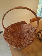 Grote rietenmand voor hout, Huis en Inrichting, Ophalen, Zo goed als nieuw, Hout