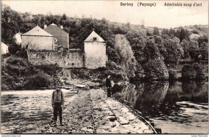 Un coup d'œil admirable, Durbuy (Paysage), Collections, Cartes postales | Belgique, Non affranchie, Luxembourg, Envoi
