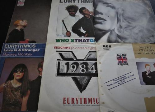 EURYTHMICS 6 x 7" VINYL, CD & DVD, Vinyles | Pop, Utilisé, 1980 à 2000, Enlèvement ou Envoi