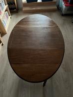 Table de Bridge, Ophalen, Gebruikt, Ovaal, Eikenhout