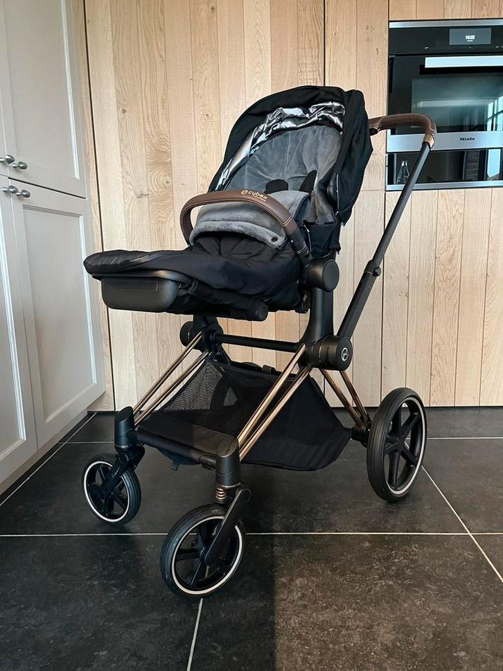Cybex platinum priam rose gold kinderwagen / Cybex buggy, Kinderen en Baby's, Buggy's, Voetenzak, Ophalen