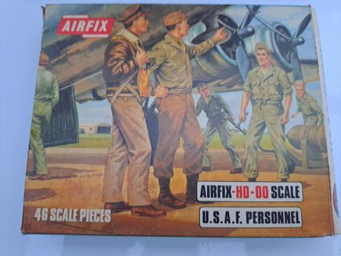 AIRFIX USAF PERSONNEL HO-OO SCHAAL 46 STUKS 1973 in clusters, Hobby en Vrije tijd, Modelbouw | Figuren en Diorama's, Zo goed als nieuw