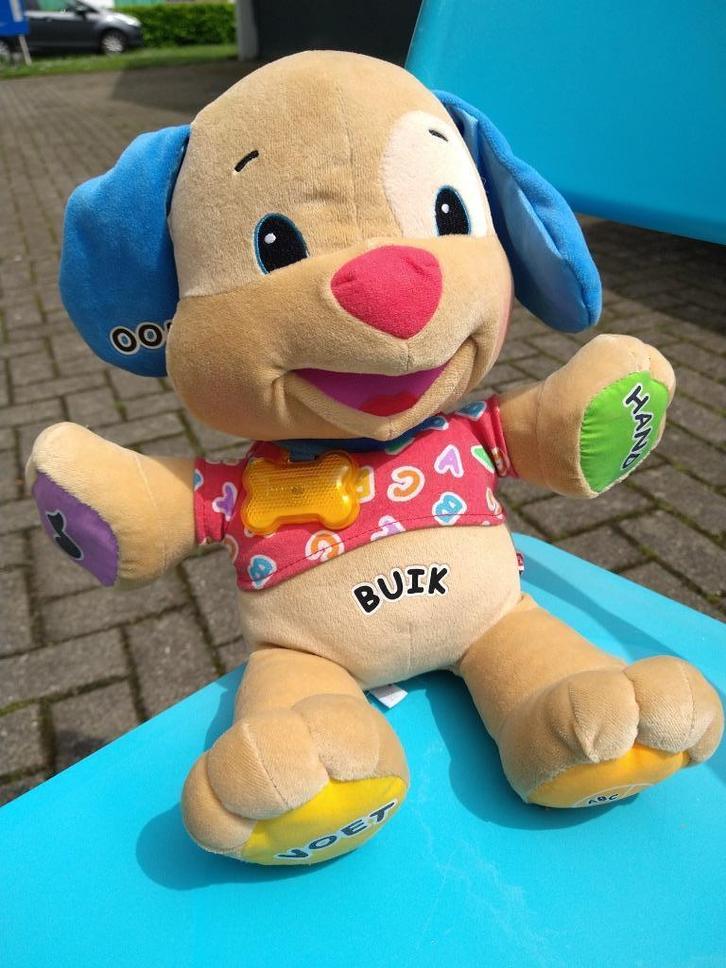 Interactieve puppy knuffel van Fisher price, Kinderen en Baby's, Speelgoed | Educatief en Creatief, Gebruikt, Ontdekken, Met licht