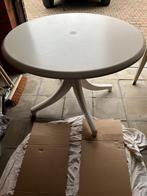 tuintafel, Tuin en Terras, Tuintafels, Ophalen, Gebruikt, Rond, Kunststof