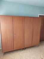 Vintage kleerkast te koop/bieden. Vraagprijs = voor 1 kast, Ophalen, Gebruikt, 100 tot 150 cm, Vintage