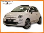 Fiat 500 C 1.2 Lounge Cabriolet NAVIGATIE, PARKEERSENSOREN &, Cabriolet, Startonderbreker, Wit, 115 g/km