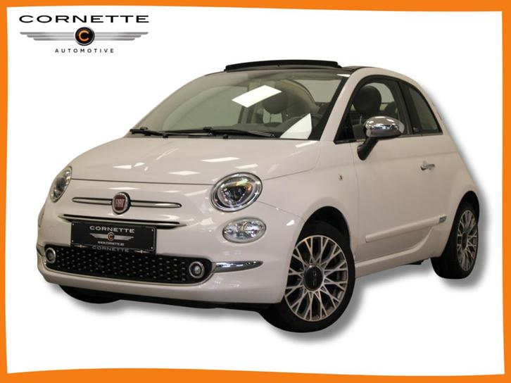 Fiat 500 C 1.2 Lounge Cabriolet NAVIGATIE, PARKEERSENSOREN &, Auto's, Fiat, Bedrijf, 500C, Airbags, Electronic Stability Program (ESP)