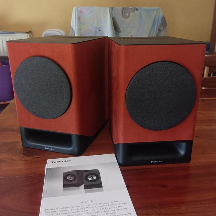 Nieuwe Technics SC-CX700ET slimme luidsprekers, Audio, Tv en Foto, Luidsprekerboxen, Nieuw, Front, Rear of Stereo speakers, 120 watt of meer