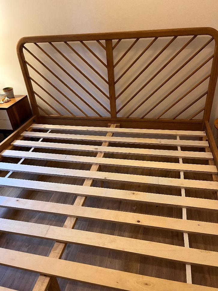 Lit double la Redoute modèle « Anda »/Dubbel bed La Redoute, Huis en Inrichting, Slaapkamer | Bedden, Zo goed als nieuw, Tweepersoons