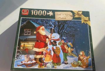 Puzzle de noël 1000 pièce, 6 ans ou plus, Comme neuf, Enlèvement, Plus de 50 pièces
