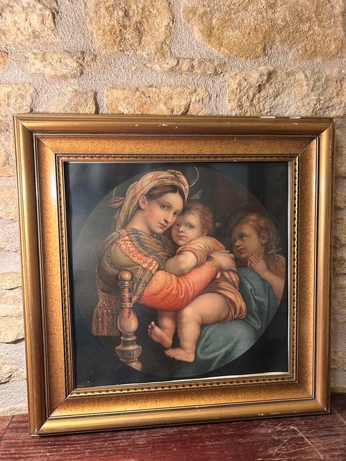 Tableau | Madonna Della Seggiola, Antiek en Kunst, Kunst | Schilderijen | Klassiek, Ophalen of Verzenden