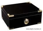 ADORINI  HUMIDOR MODENA DELUXE 75 SIGAREN sigarenkist  h150, Verzenden, Nieuw, Tabaksdoos of Verpakking