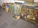 Lot van +50 schilderijen, Ophalen