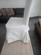 6 eetkamerstoelen met hoes, Huis en Inrichting, Stoelen, Ophalen, Gebruikt, Overige kleuren, Vijf, Zes of meer stoelen