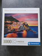 puzzel 1000 stukken clementoni italiaanse kust, Ophalen of Verzenden, 500 t/m 1500 stukjes, Zo goed als nieuw, Legpuzzel