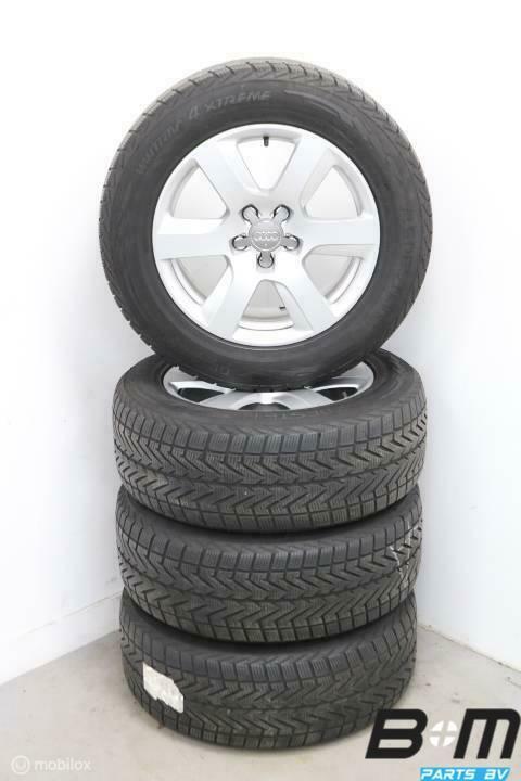 Org 17 inch velgen + winterbanden A8 4H 4H0601025, Auto-onderdelen, Banden en Velgen, Banden en Velgen, Winterbanden, 17 inch